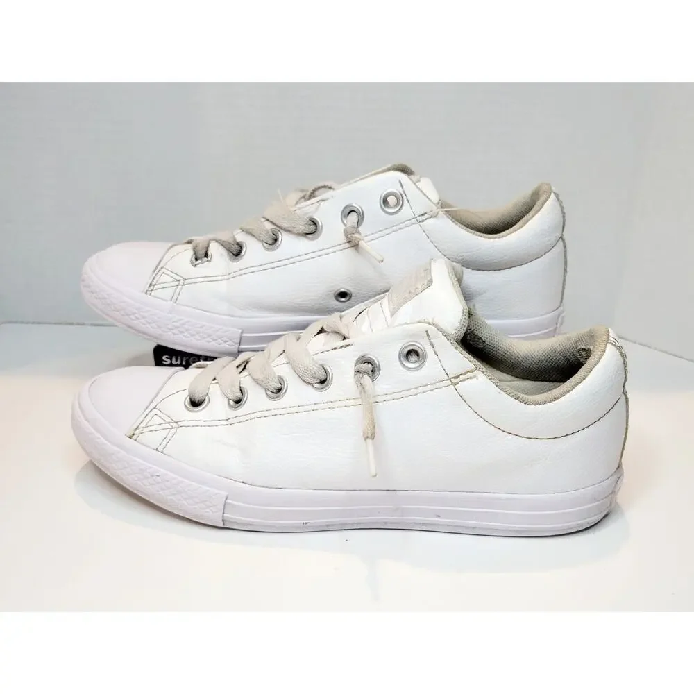 Converse 651782c Lo Leather Junior White Size 5